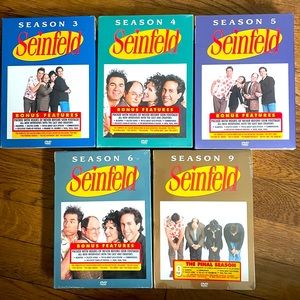 Seinfeld 🆕 Brand New DVDs, Seasons 3-6 & 9, Seeled in Plastic